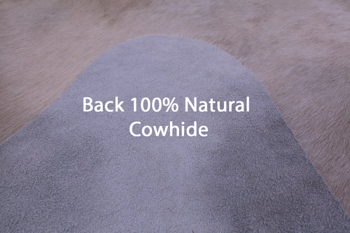 Beige Natural Cowhide Rug - XX-Large 7' 9