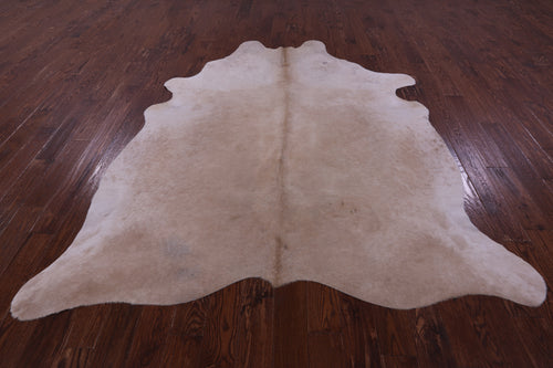 Beige Natural Cowhide Rug - XX-Large 8' 4