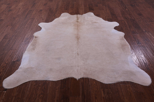 Beige Natural Cowhide Rug - X-Large 6' 9