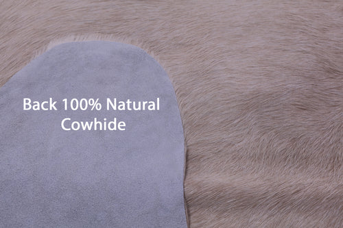 Beige Natural Cowhide Rug - X-Large 6' 9