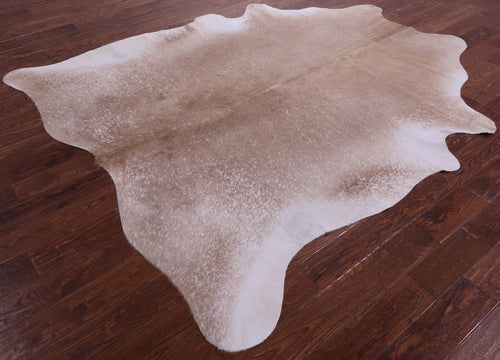 Beige Natural Cowhide Rug - XX-Large 8' 1