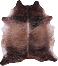 Thumbnail for Light Brindle Natural Cowhide Rug - XX-Large 7' 6