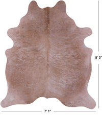Thumbnail for Light Brindle Natural Cowhide Rug - XX-Large 8' 3