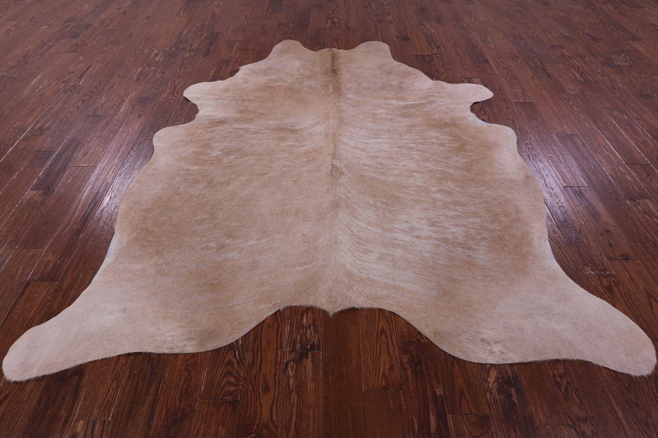 Light Brindle Natural Cowhide Rug - XX-Large 8' 3"H x 7' 1"W