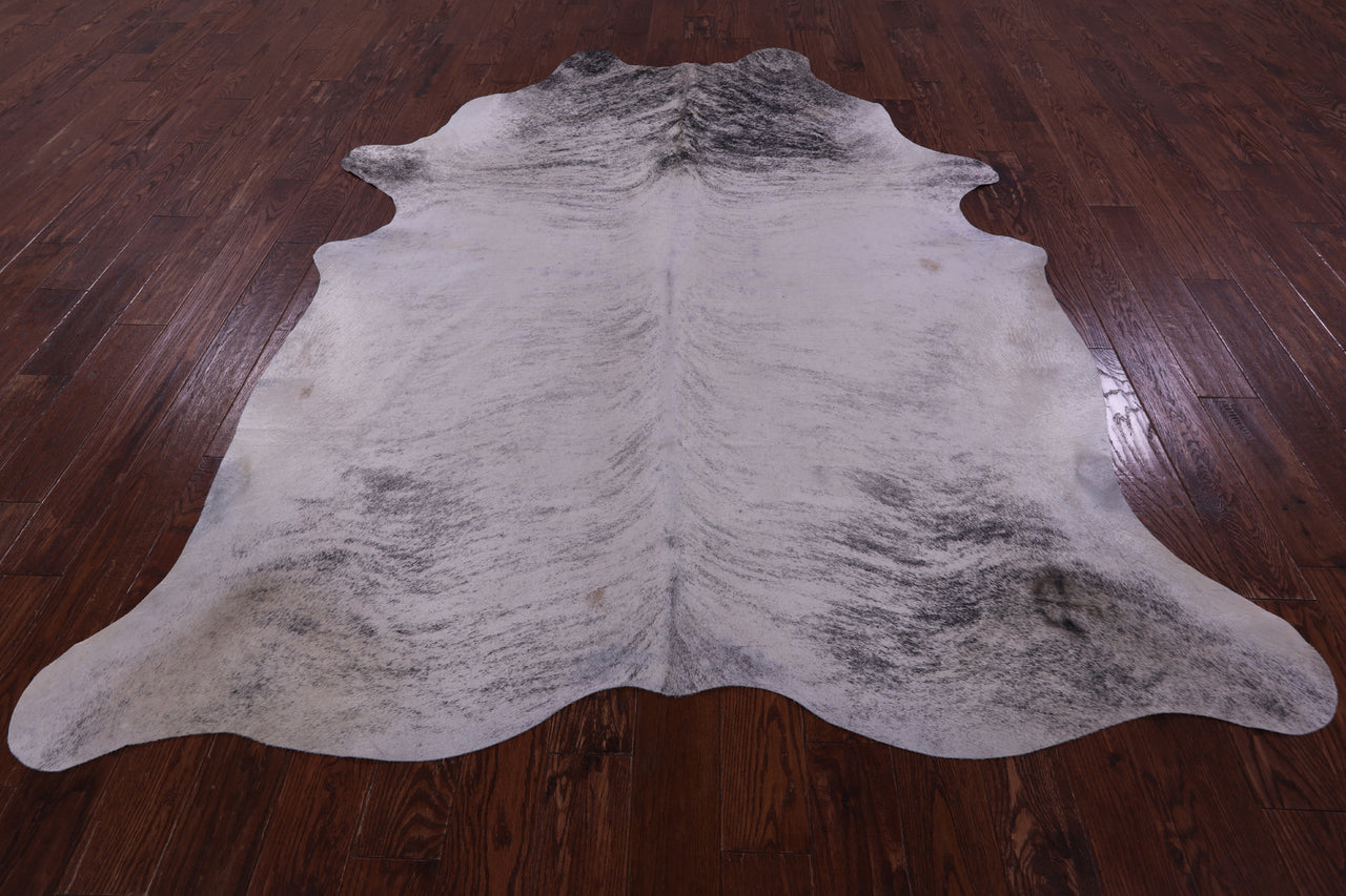 Grey Brindle Natural Cowhide Rug - XX-Large 8' 6"H x 6' 9"W
