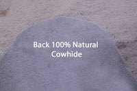 Thumbnail for Grey Brindle Natural Cowhide Rug - XX-Large 8' 6
