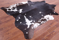 Thumbnail for Brown & White Natural Cowhide Rug - XX-Large 7' 9