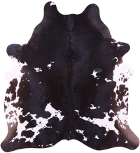 Thumbnail for Brown & White Natural Cowhide Rug - XX-Large 7' 9