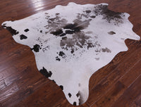 Thumbnail for Brown Salt & Pepper Natural Cowhide Rug - XX-Large 7' 7