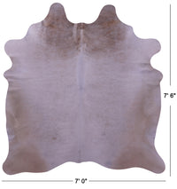Thumbnail for Beige Natural Cowhide Rug - XX-Large 7' 6