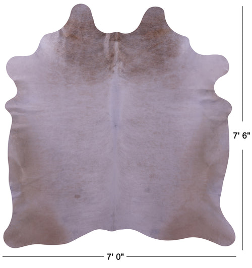 Beige Natural Cowhide Rug - XX-Large 7' 6