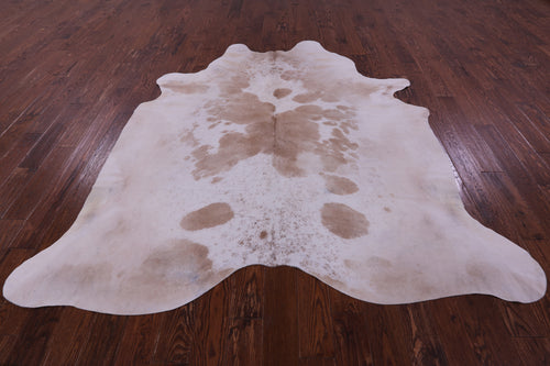 Brown & White Natural Cowhide Rug - XX-Large 8' 0