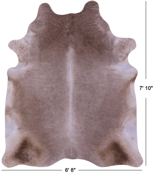 Champagne Natural Cowhide Rug - XX-Large 7' 10