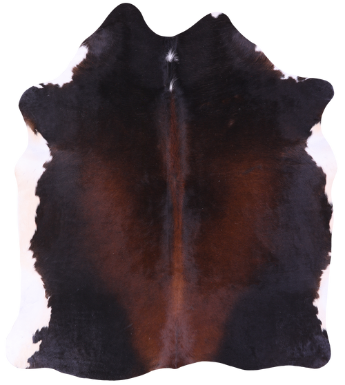 Dark Brown Natural Cowhide Rug - XX-Large 7' 4