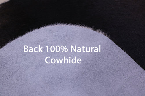 Dark Brown Natural Cowhide Rug - XX-Large 7' 4