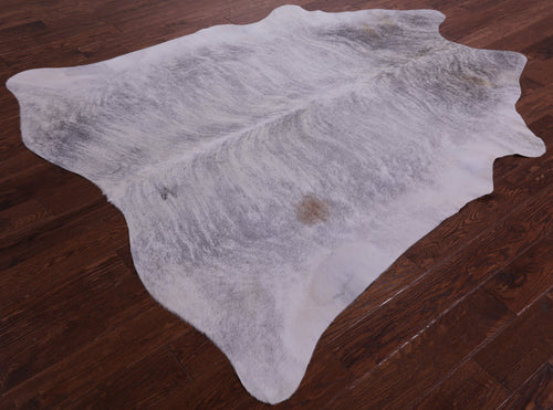 Grey Brindle Natural Cowhide Rug - XX-Large 7' 0