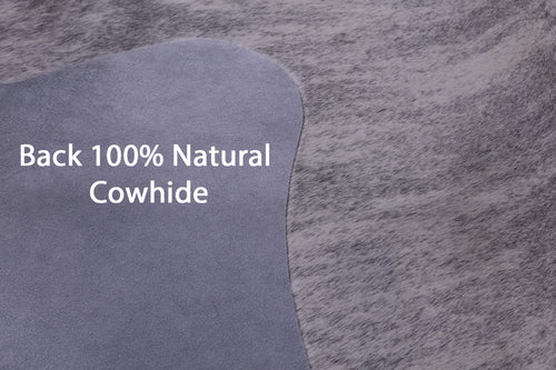 Grey Brindle Natural Cowhide Rug - XX-Large 7' 0