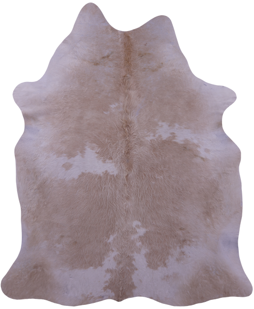 Brown & White Natural Cowhide Rug - X-Large 7' 2