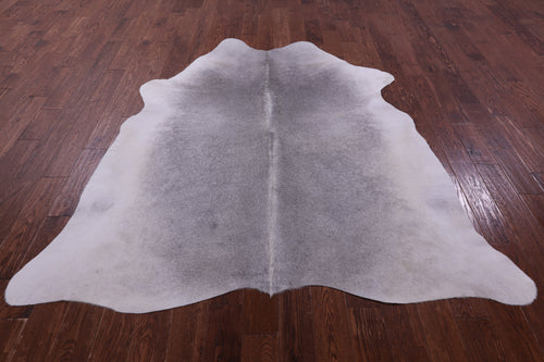 Grey Natural Cowhide Rug - X-Large 7' 3
