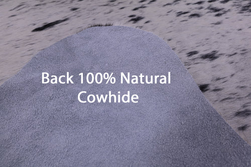 Black Salt & Pepper Natural Cowhide Rug - XX-Large 8' 0