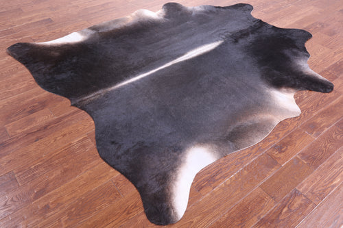 Dark Brown Natural Cowhide Rug - XX-Large 8' 0