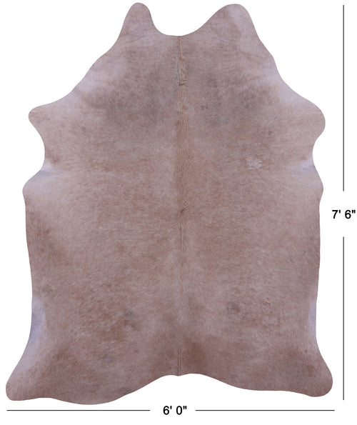 Beige Natural Cowhide Rug - XX-Large 7' 6