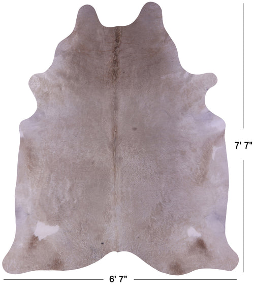 Champagne Natural Cowhide Rug - XX-Large 7' 7