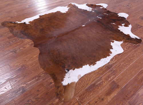 Brindle Natural Cowhide Rug - XX-Large 7' 7
