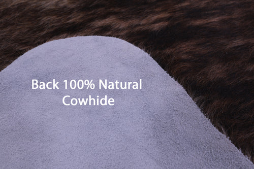 Light Brindle Natural Cowhide Rug - XX-Large 7' 8