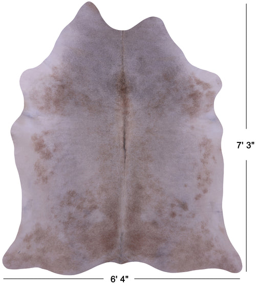 Beige Natural Cowhide Rug - X-Large 7' 3