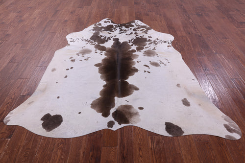 Brown Salt & Pepper Natural Cowhide Rug - XX-Large 7' 6