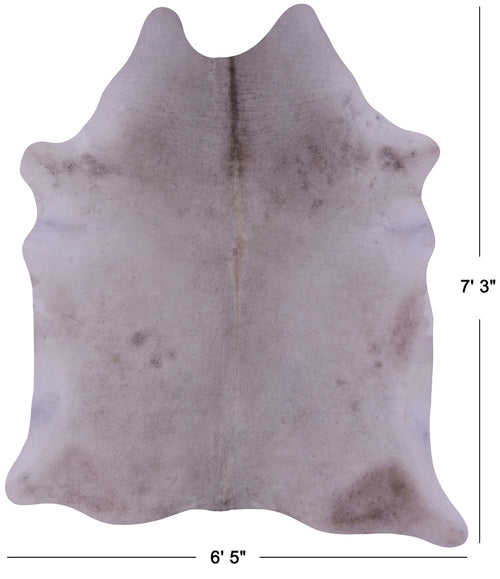 Beige Natural Cowhide Rug - X-Large 7' 3