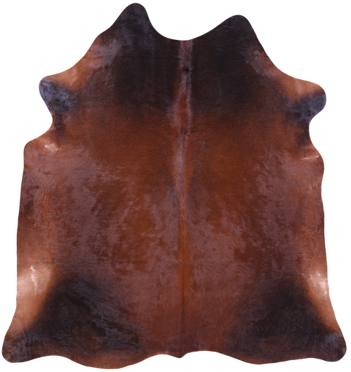 Brown Natural Cowhide Rug - XX-Large 7' 4