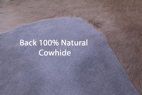 Beige Natural Cowhide Rug - XX-Large 7' 10