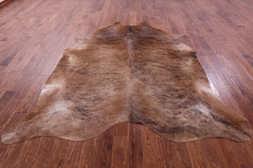 Light Brindle Natural Cowhide Rug - XX-Large 8' 2