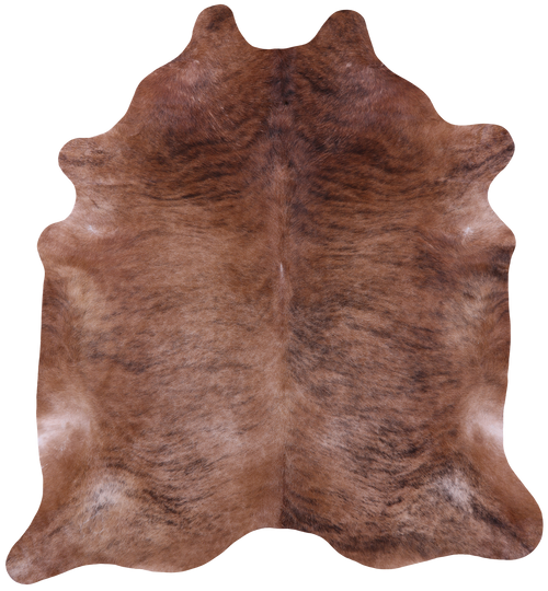 Light Brindle Natural Cowhide Rug - XX-Large 8' 2