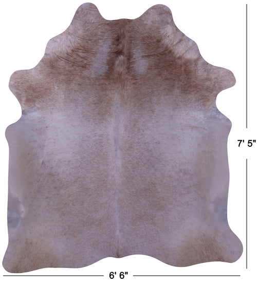Light Brown Natural Cowhide Rug - XX-Large 7' 5