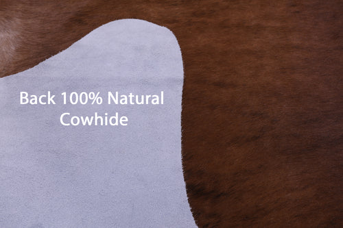 Light Brindle Natural Cowhide Rug - XX-Large 7' 9