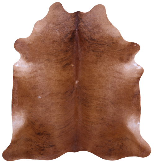 Light Brindle Natural Cowhide Rug - XX-Large 7' 9