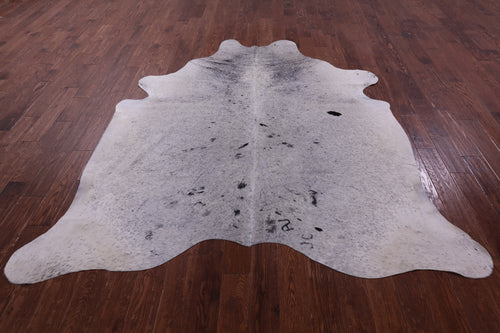 Black Salt & Pepper Natural Cowhide Rug - XX-Large 8' 2
