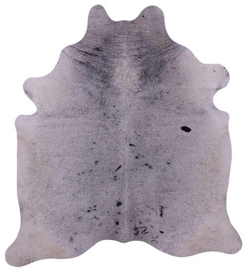 Black Salt & Pepper Natural Cowhide Rug - XX-Large 8' 2