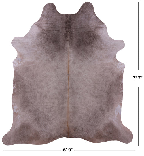 Beige Natural Cowhide Rug - XX-Large 7' 7