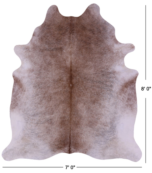 Light Brown Natural Cowhide Rug - XX-Large 8' 0