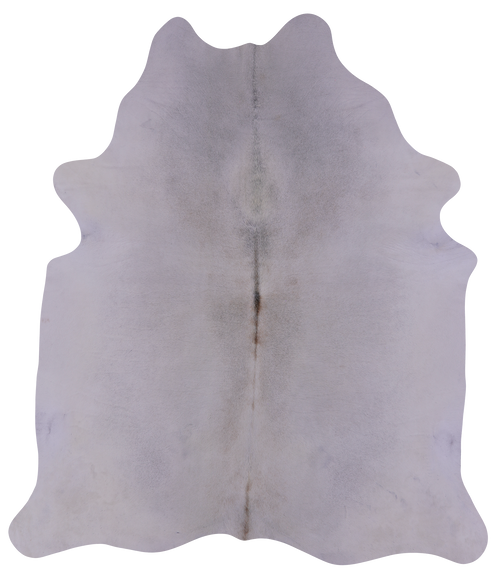 White Natural Cowhide Rug - XX-Large 7' 8