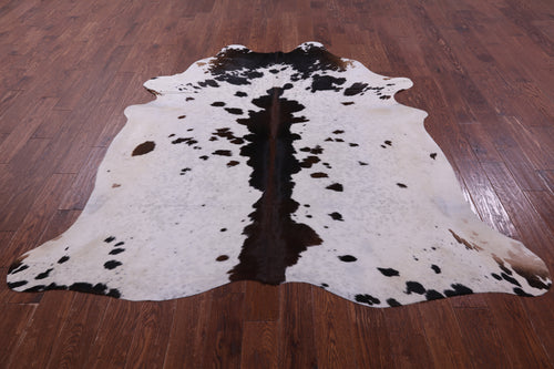 Brown Salt & Pepper Natural Cowhide Rug - XX-Large 7' 5