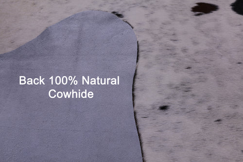 Brown Salt & Pepper Natural Cowhide Rug - XX-Large 7' 5