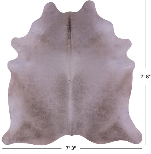 Beige Natural Cowhide Rug - XX-Large 7' 8