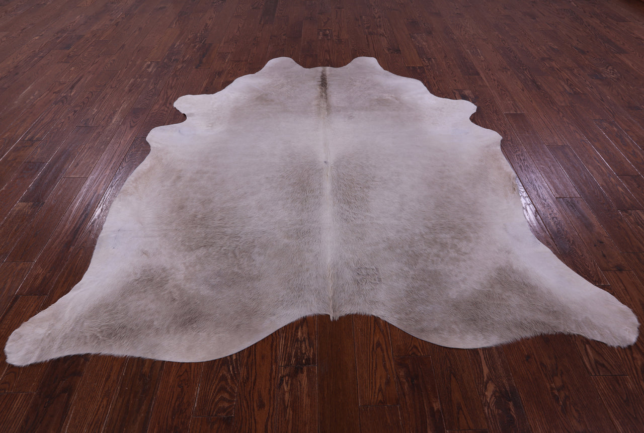 Beige Natural Cowhide Rug - XX-Large 7' 8"H x 7' 3"W