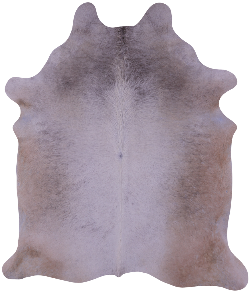 Beige Natural Cowhide Rug - XX-Large 7' 7"H x 6' 7"W