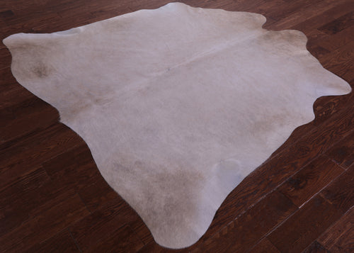 Beige Natural Cowhide Rug - Large 6' 2